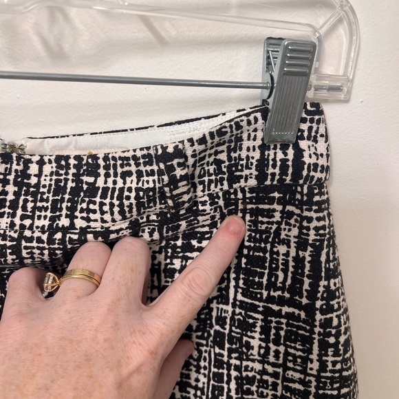 Kate Spade “Gilda” Black and White A-Line Skirt - Picture 8 of 10